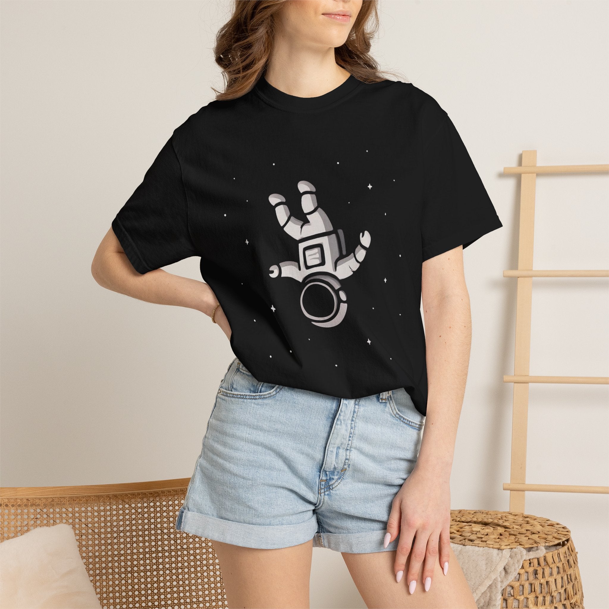 Void Space Minimalist T-Shirt — 'Depressed' Dark Aesthetic