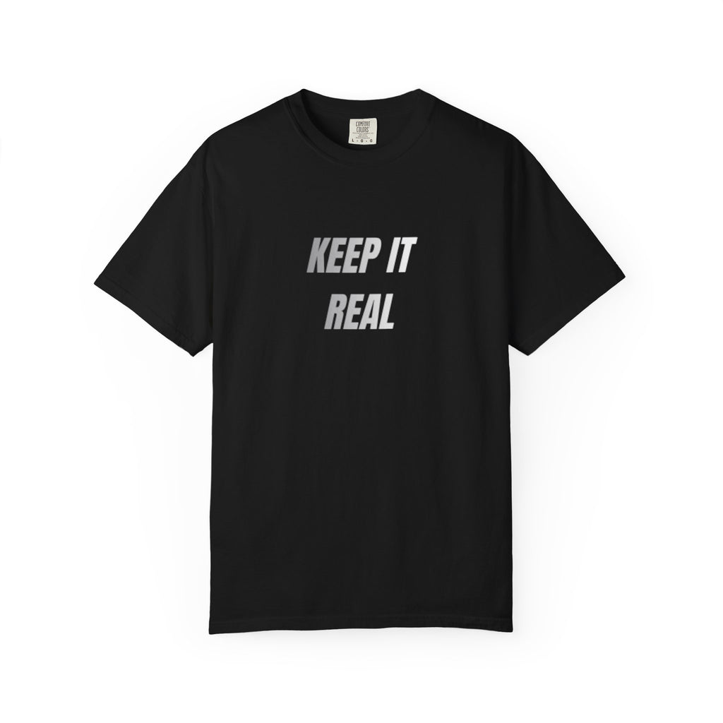 Keep It Real Print T-Shirt – Unisex Minimal Street Style Tee