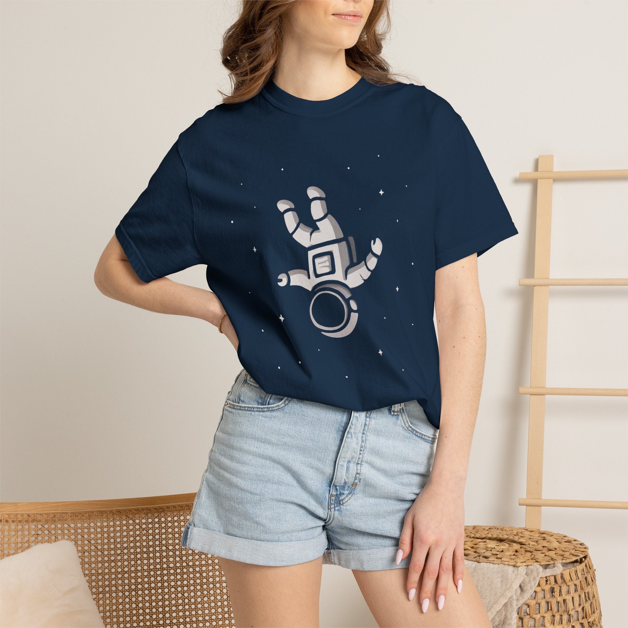 Void Space Minimalist T-Shirt — 'Depressed' Dark Aesthetic